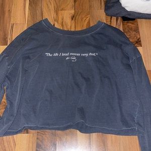 cropped Elvis Presley long sleeve